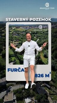Predaj stavebného pozemku, Furča, 826 m2
