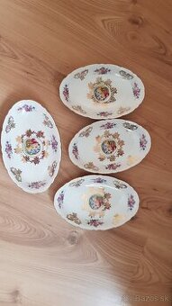 Oválne servírovacie porcelánové taniere