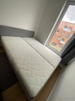 Manzelska calunena postel IKEA Slattum 160x200cm