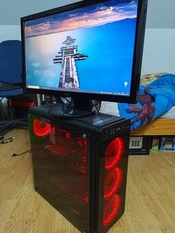 Predám PC , monitor 24'' a klávesnica