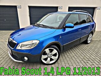Škoda Fabia II.Combi SCOUT 1,4 /63kW Benzin/ LPG rv: 11/2013