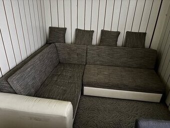 Predám rozkladaciu sedačku v tvare U