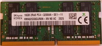 hynix DDR4 16GB 3200MHz CL22 HMA82GS6DJR8N-XN