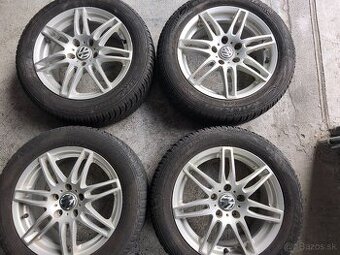 Alu disky 5x105 r16 Opel Mokka zimné pneumatiky 195/70 r16