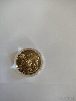 5 euro  Včela Medonosná