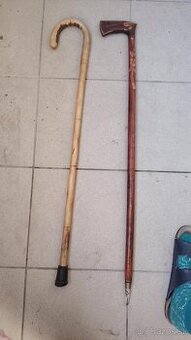 Predám starú barlu a vychádzkovú palicu