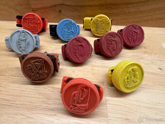 Predám 10 detských pečiatok autíčka z rozprávky The cars. MC