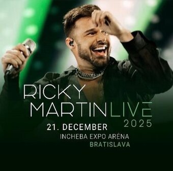 Ricky Martin 21.12 Bratislava
