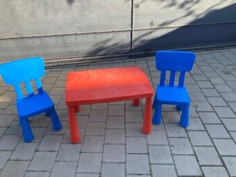 Ikea set stolík +stoličky