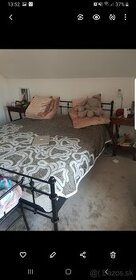 Kovova postel s matracom 180x200