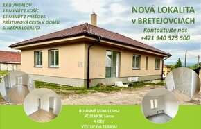 Súkromná rezidencia: Dokončený 4-izbový rodinný dom v Bretej