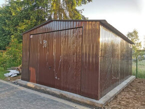 Plechová garáž 4,5x6m