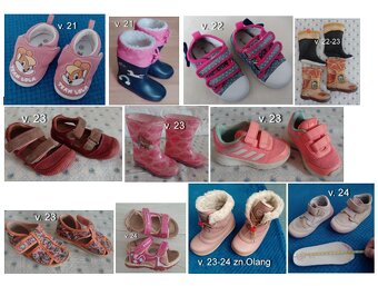 Obuv pre dievčatá v.21-24 od 2€