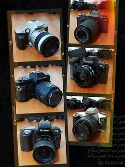 Staré fotoaparáty pro sběratele - NIKON, CANON...