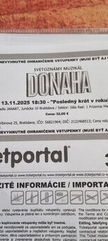 Donaha 13.11.2025 o 18:30