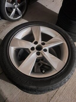 5x100 R16 Škoda 215/45 Letné pneu Dunlop