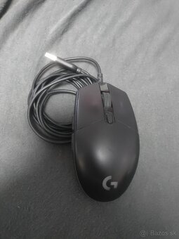 Počítačová myš Logitech G203 čierna