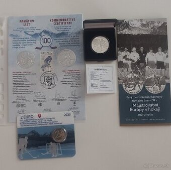 Sada 100. výročie ME v hokeji v SR