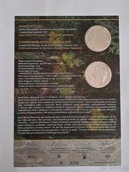 Pamatny list Dekret Matejvie