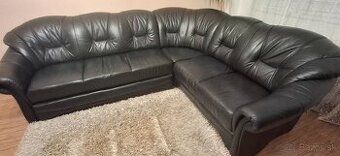 Predám celokoženú sedaciu súpravu - 1