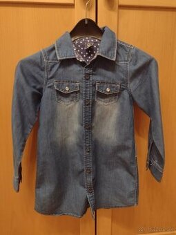 Riflová tunika/ košeľa/ blúzka, v. 122