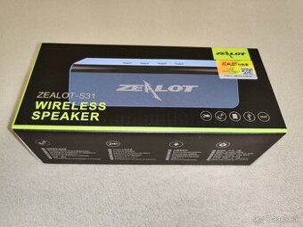 Preedám nový bluetooth reproduktor Zealot S-31.