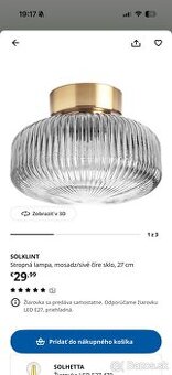 Stropná lampa solklint