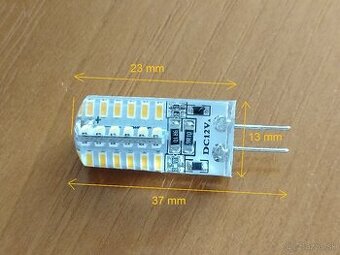 LED ziarovka silikonova, patica G4, 2W