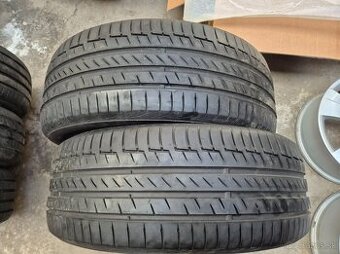 225/55 r19 letné 2 ks CONTINENTAL dezén 6 mm DOT2021
