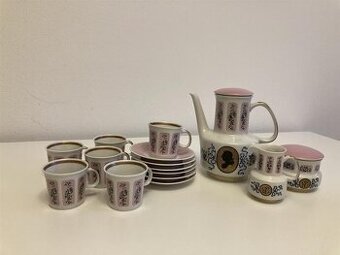 Porcelánový čajový servis Pirkenhammer – ateliér LADA