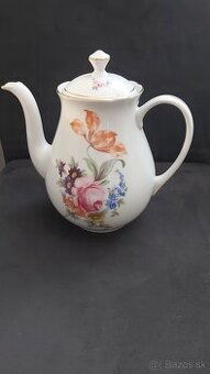 čajník objem 1,3l výška 22cm, made in Czechoslovakia