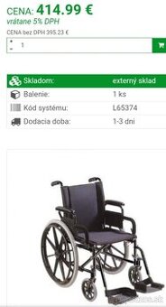 vozík invalidný