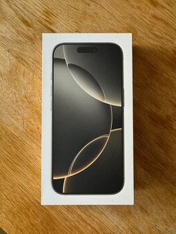 iPhone 16 Pro, 256GB, Prírodný Titán
