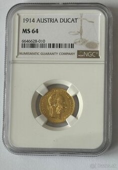 Dukát Franz Jozef I 1914 NGC MS 64