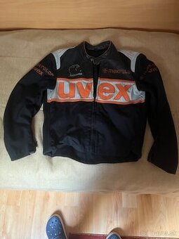 Motorkárska kožená bunda UVEX (M) - 1