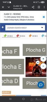 Clash Revenge listok
