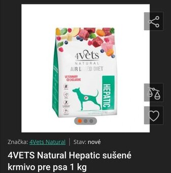 Krmivo pri ochorení pečene