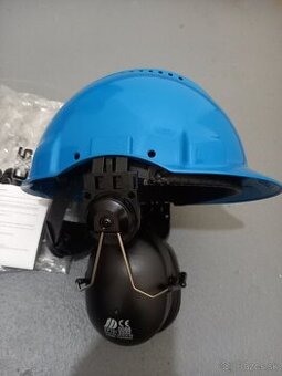 Ochranná pracovná prilba 3M+sluchadlá