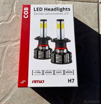 Amio COB LED Headlights H7