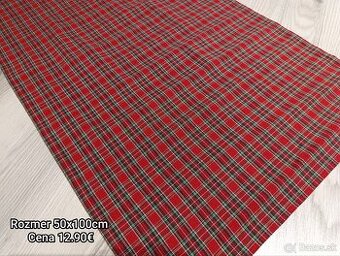 Karovaný vianočný obrus