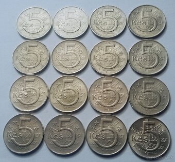 Československé 5 koruny.