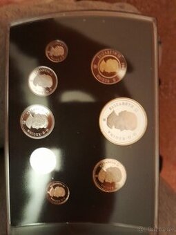 Strieborné mince kanadské výročné sety 80e 1 set.4 ročníky.