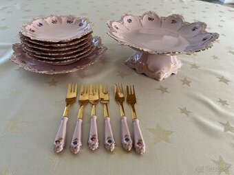 Ružový porcelán Chodov Lenka