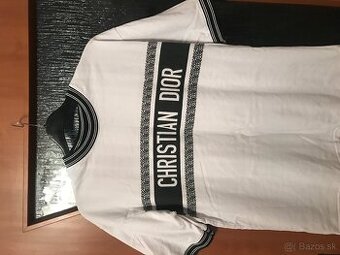 CHRISTIAN DIOR white pánske tricko L/XL