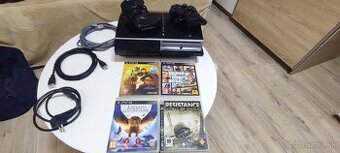 Playstation 3 Fat 32GB - Kompletná výbava + 4 Hry