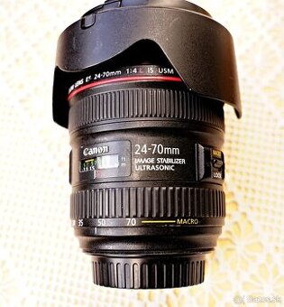 Predám objektív Canon 24 - 70 f 4 L