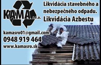 Odvoz Azbestu a nebezpečného odpadu po celej SR