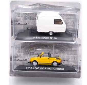Fiat 126p Bosmal Cabrio s Niewiadow 1:43