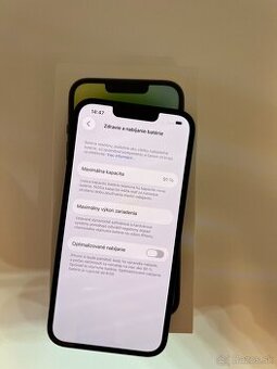 IPHONE 14 MIDNIGHT 128GB ZÁRUKA - STAV AKO NOVÝ