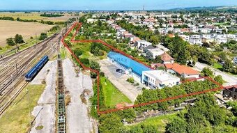 Na predaj: Obchodno-skladový areál s možnosťou vlečky – Sere